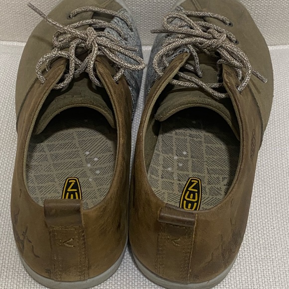 Keen womens 6 sneakers Lower East side sneakers brown/olive colorblock shoes - Picture 5 of 13